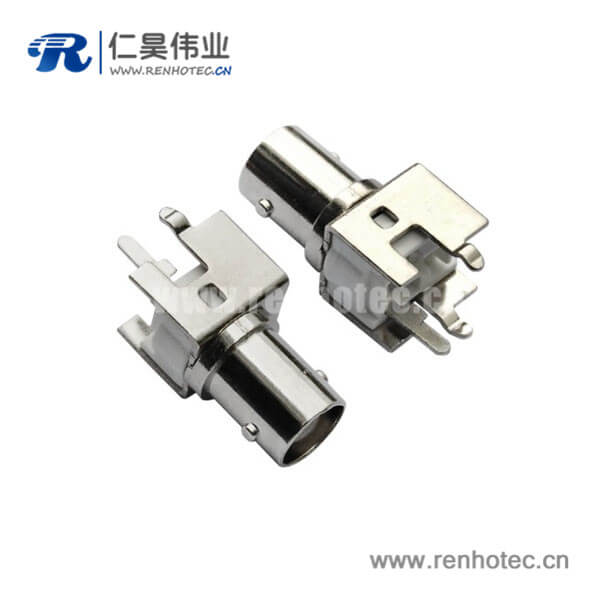 EB-001-0038 bnc射頻連接器直式同軸母頭PCB板端