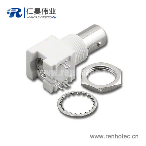 EB-001-0048 bnc50歐姆彎式射頻同軸母頭接PCB