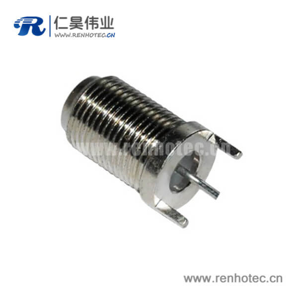 RHT-611-0017 f型連接器直式穿墻式母頭面板安裝