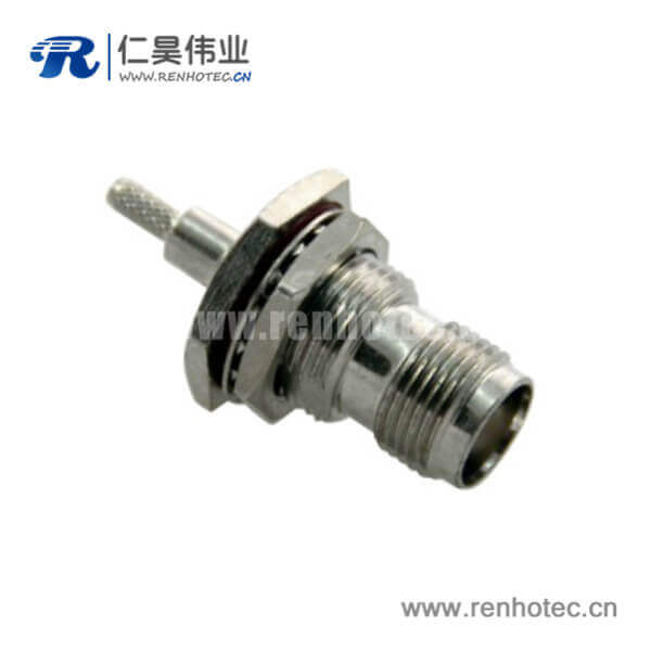 DOSIN-802-0015 tnc射頻連接器穿墻直式防水母頭接線RG6_RG58_RG174