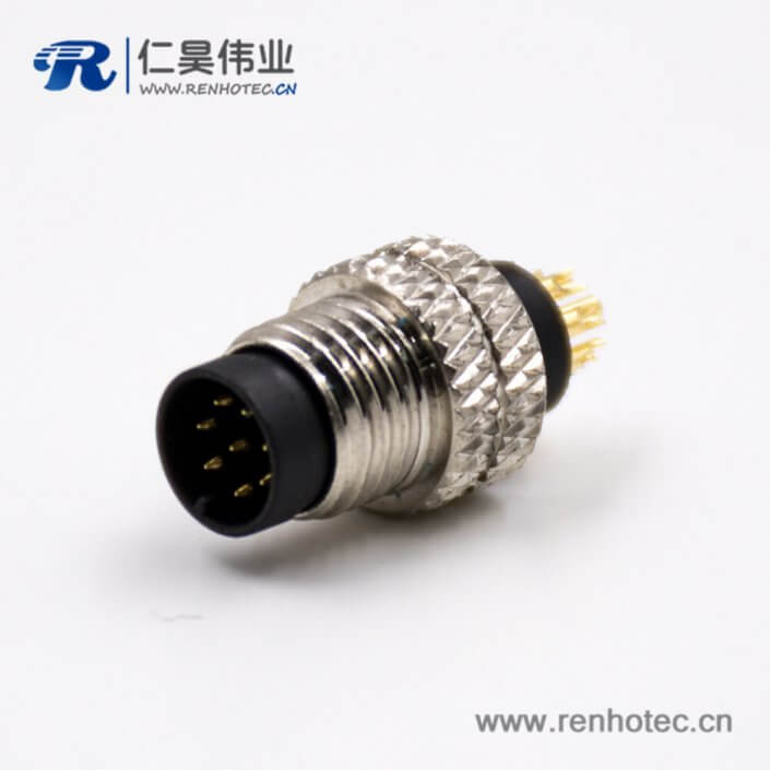 傳感器連接器m8公頭A扣8芯不帶屏蔽組裝接頭接線直式焊接式注塑連接器 傳感器連接器m8公頭A扣8芯不帶屏蔽組裝接頭接線直式焊接式注塑連接器