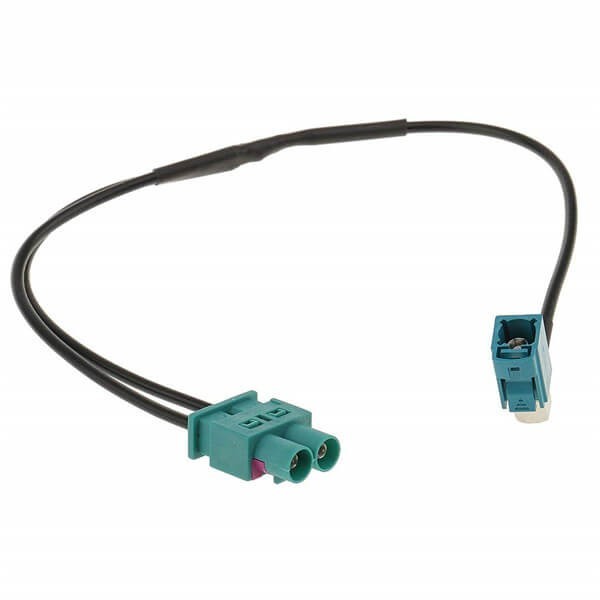 antenna-adapter-fakra-2-male-to-female-gps-navigation-extension-cable-30cm-rg174(5) Fakra Z公接頭雙頭轉(zhuǎn)單母頭GPS延長線RG174線長30CM