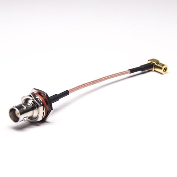 bnc-cable-connector-waterproof-female-straight-to-smb-male-angle-with-rg316(4) BNC同軸線大六角防水前鎖板母頭直式轉(zhuǎn)SMB公頭彎式接RG316線