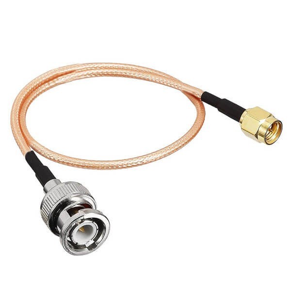bnc-to-sma-cable-30cm-rf-coaxial-adapter-connector BNC線RG316組裝式接BNC公頭轉SMA公頭