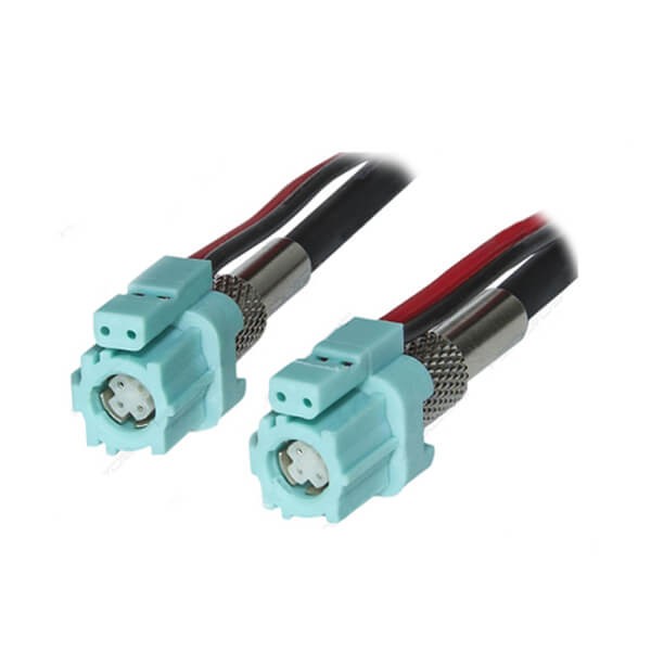 lvds-cable-1m-with-6pin-z-code-female-to-female-hsd-connector 汽車LVDS接口HSD連接器供應6芯Z型母轉母延長線1米