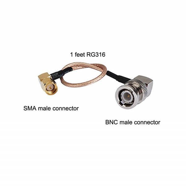 n-male-to-sma-male-cable-rg316-15cm-for-wireless-antenna BNC轉SMA射頻線組裝天線饋線RG316