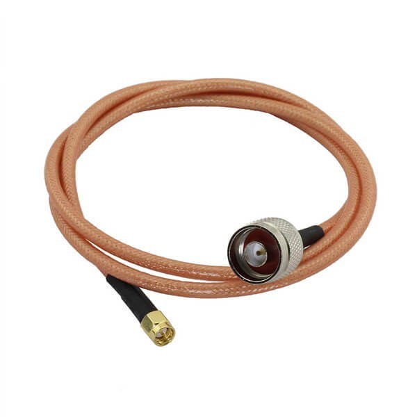 rf-antenna-extension-cable-rg142-100cm-with-connector-n-male-to-sma-male(4) 射頻線SMA 公頭轉(zhuǎn)N公頭RG142組裝線束