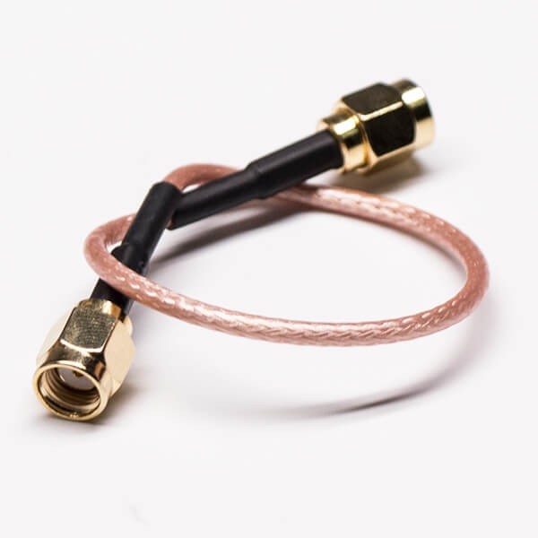 rf-cable-assembly-straight-sma-male-to-straight-rp-sma-male-20cm-cable(1) 射頻線SMA公頭直式轉(zhuǎn)SMA公頭180度組裝線材