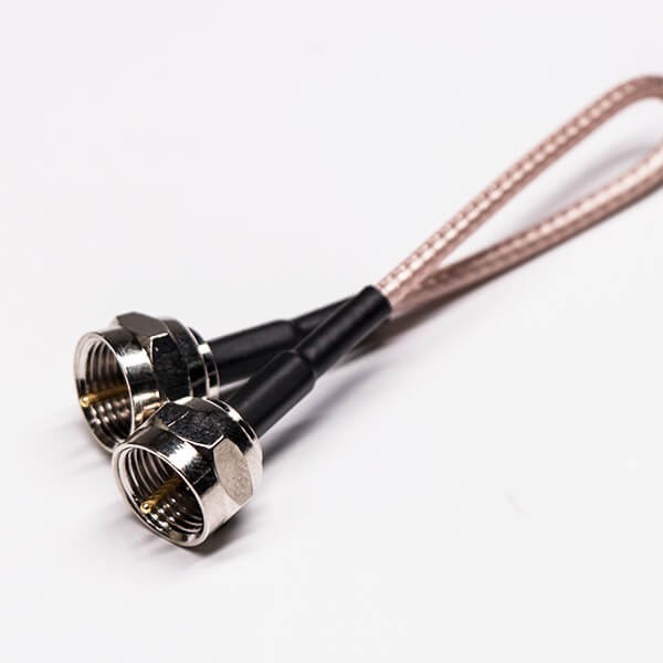 rf-coaxial-cable-f-type-male-straight-to-f-type-male-straight-assembly(4) SMA接口的同軸線180 度公頭轉SMA 公頭組裝線材
