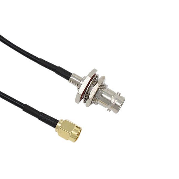 rg174-antenna-cable-with-sma-male-to-bnc-female-adapter-pigtail-cable-30cm-pack-of-2(3) 同軸線 BNC防水直母頭轉(zhuǎn)SMA公頭RG174組裝線