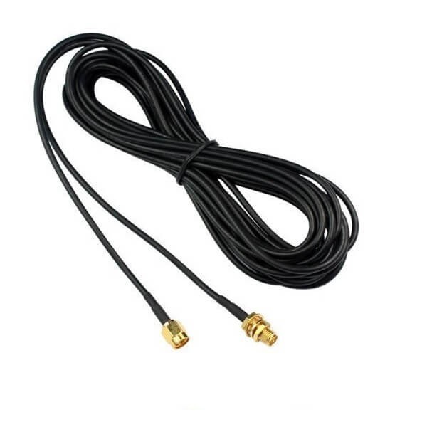 sma-antenna-cable-5m-with-rp-sma-female-to-male-extension-cable SMA電纜線反極公頭轉反極母頭RG174線線長5米