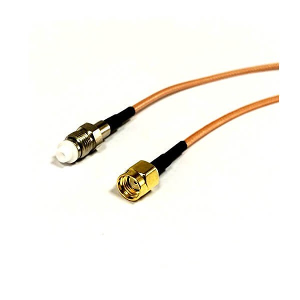 sma-cable-15cm-rp-sma-plug-to-fme-female-jumper-cable-rg316 SMA轉(zhuǎn)換線RG316接SMA反極公頭轉(zhuǎn)FME母頭