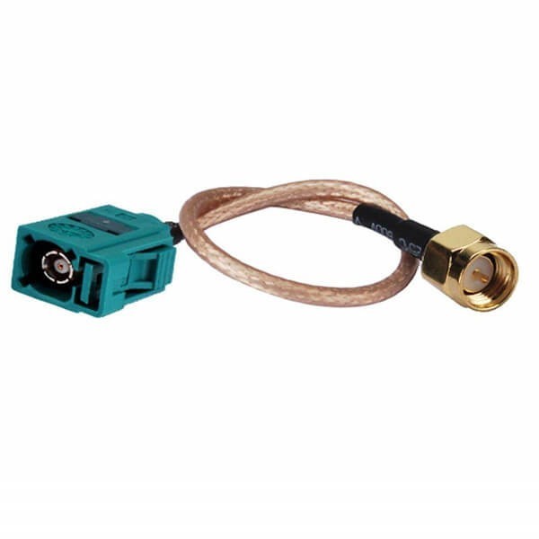sma-gps-extension-cable-assembly-fakra-z-female-to-sma-male-adapter-rg316-pigtail-cable Fakra連接器廠家專供FakraZ型母頭轉(zhuǎn)SMA公頭RG316組裝線束10CM