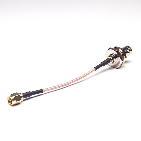 sma-to-bnc-cable-assemblies-sma-straight-male-to-bnc-straight-female-with-rg316(6) BNC轉(zhuǎn)SMA線直式 母頭轉(zhuǎn)直式公頭大六角防水接RG316線