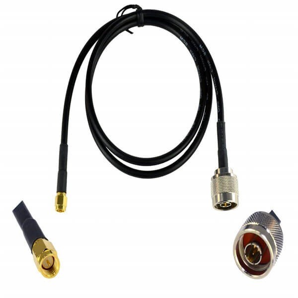 sma-to-n-cable-lmr195-assembly-1m-for-3g-4g-lte-rf-radio-to-antenna-or-lightning-arrester-use N頭線轉SMA線LMR195線長1米3G 4G LTE射頻無線電天線或避雷器的使用