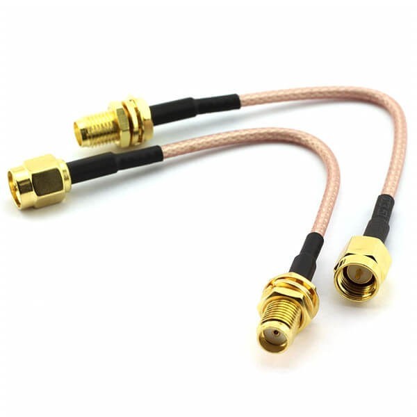 sma-to-sma-cable-rg316-high-frequency-wire-jumper-adapter-10cm(3) RF射線SMA公頭轉(zhuǎn)母頭高頻跳線線長10CM