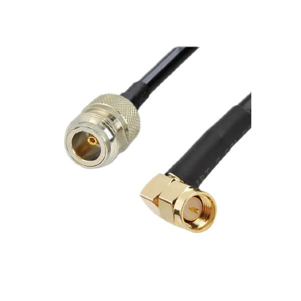 type-n-to-sma-cable-pigtail-lmr-200-double-shielded-coaxial-cable-15cm(1) 90度SMA頭射頻線轉(zhuǎn)N母頭LMR200組裝線束