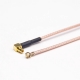 MMCX連接器供應商專供90度公MMCX轉IPEX端子接RG178線長8cm