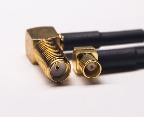 90度sma頭射頻線轉mcx彎式母頭