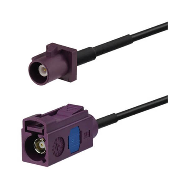 公轉(zhuǎn)母Fakra D型直式4G LTE 3G UMTS GSM車(chē)載天線連接器延長(zhǎng)線2米