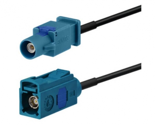 Fakra連接器車頭單元GPS Fakra Z直式母頭對(duì)公頭連接器20英尺