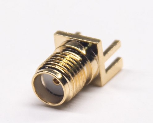 SMA射頻連接器卡板式直式母頭接PCB板