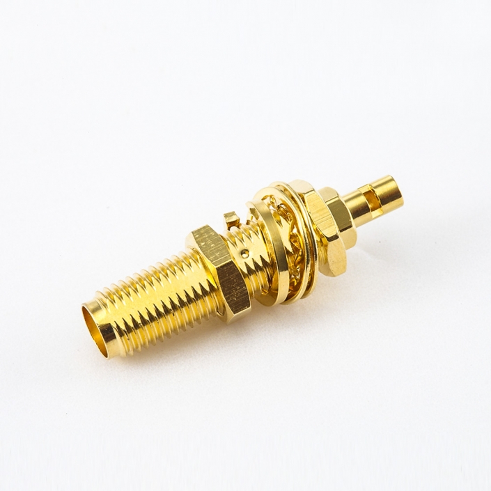 接線SMA連接器母頭直式開天窗焊接式用于RG178 / 1.37mm / 1.45mm面板安裝前鎖穿墻 接線SMA連接器母頭直式開天窗焊接式用于RG178 / 1.37mm / 1.45mm面板安裝前鎖穿墻