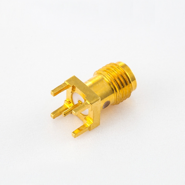 PCB安裝SMA連接器母頭直式插孔 PCB安裝SMA連接器母頭直式插孔