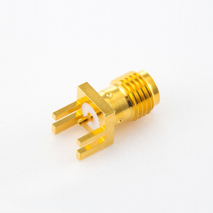 PCB安裝SMA連接器母頭直式卡板 PCB安裝SMA連接器母頭直式卡板