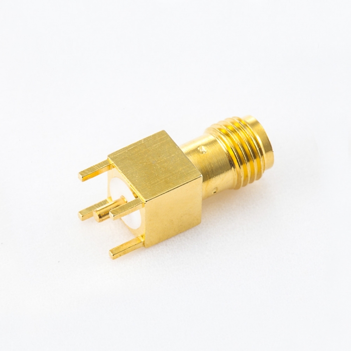 直式SMA母頭連接器PCB安裝插孔 直式SMA母頭連接器PCB安裝插孔