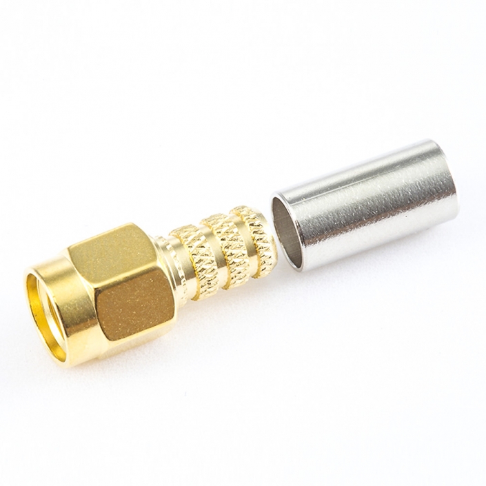 用于RG58 / RG142 / SYV50-3接線公頭直式SMA連接器壓接 用于RG58 / RG142 / SYV50-3接線公頭直式SMA連接器壓接