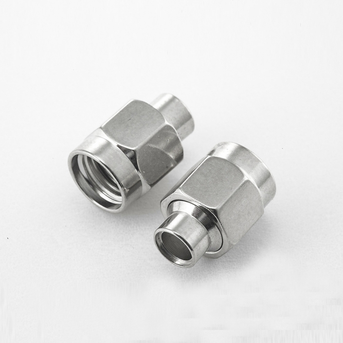 SMA連接器半柔/半剛性-2電纜公頭直式焊接類型 SMA連接器半柔/半剛性-2電纜公頭直式焊接類型