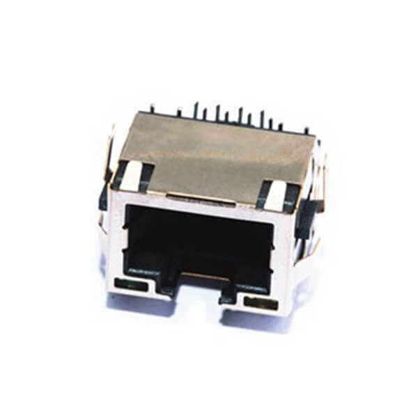 RJ45座子連接器母頭卡板插板帶燈2pcs RJ45座子連接器母頭卡板插板帶燈2pcs
