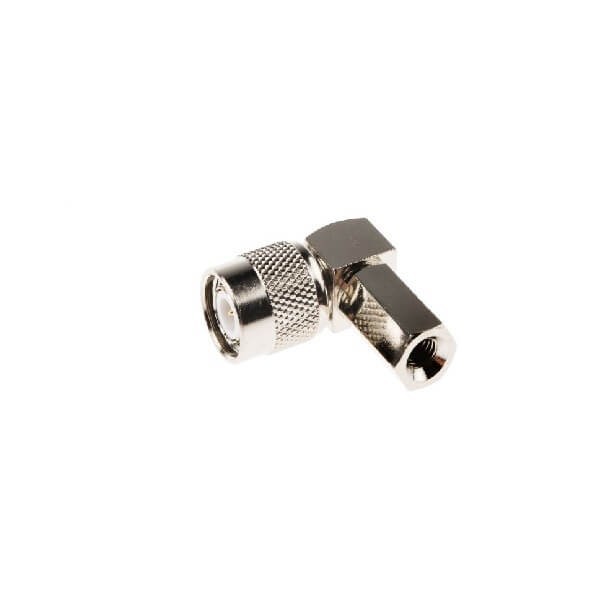 TNC連接器擰式公頭直角50Ω電纜安裝端子RG58 TNC連接器擰式公頭直角50Ω電纜安裝端子RG58