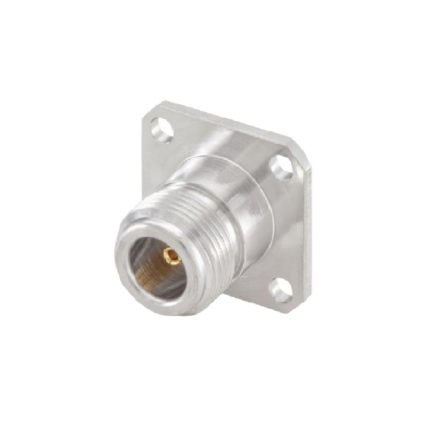 N型插座50Ω直板安裝連接器焊接端子11GHz