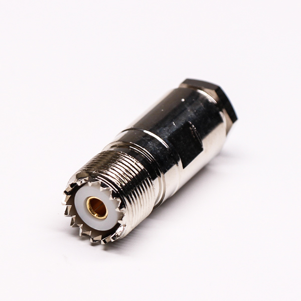 uhf同軸連接器UHF-K27直式螺母鎖緊接線