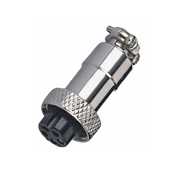 5芯連接器GX12直式母頭金屬航空連接器10個 5芯連接器GX12直式母頭金屬航空連接器10個