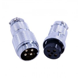 GX25連接器電動馬達機械用直式GX25-4芯公母對接航空頭2套