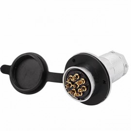 GX30 8芯圓形法蘭連接器母頭公座航空連接器 GX30 8芯圓形法蘭連接器母頭公座航空連接器