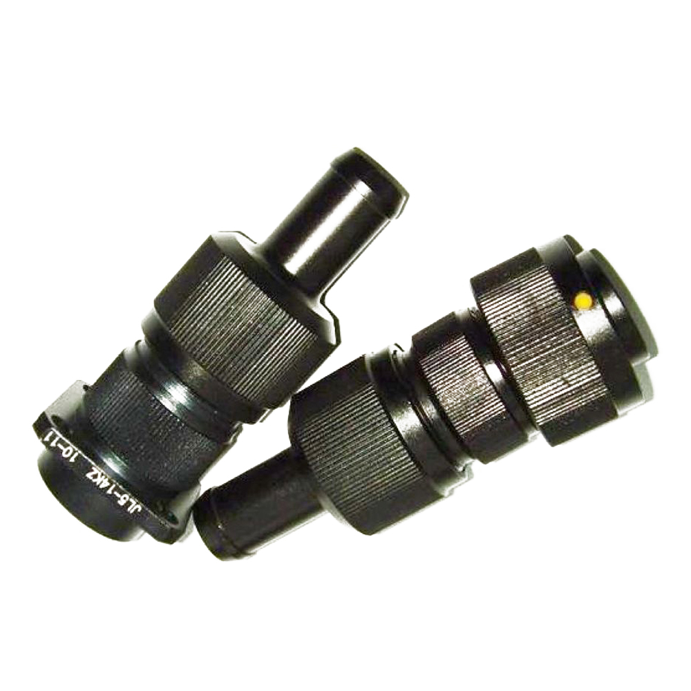 鐵路機(jī)車連接器公插頭JL14芯牽引連接器卡扣連接焊接美標(biāo)直式