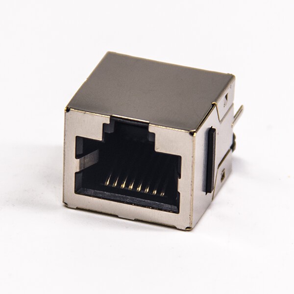 rj45網絡連接器不帶燈180度8p8c單口插PCB板 rj45網絡連接器不帶燈180度8p8c單口插PCB板