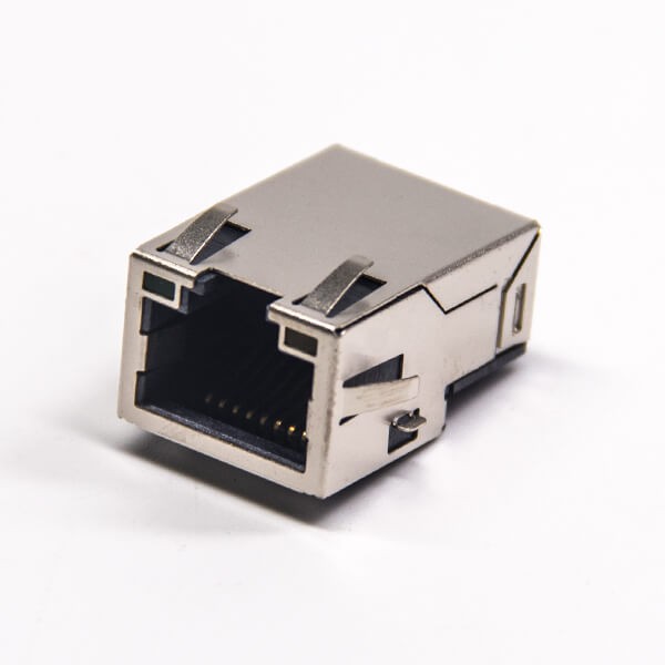 rj45SMT帶燈帶彈片沉板式rj45網絡接口插板 rj45SMT帶燈帶彈片沉板式rj45網絡接口插板