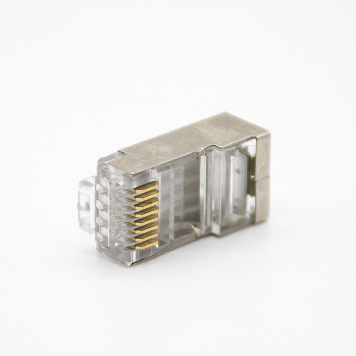 RJ45網絡插頭帶屏蔽直式面板安裝8P8C用于Cat5eCat6Cat6aCat7Cat8 RJ45網絡插頭帶屏蔽直式面板安裝8P8C用于Cat5eCat6Cat6aCat7Cat8