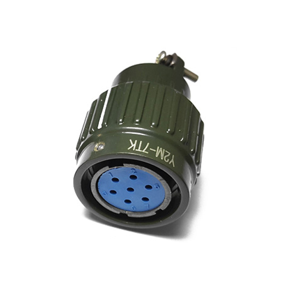 快速卡口綠色Y2M-7TK工業工防航空插頭Y2M 7芯 快速卡口深綠色Y2M-7TK工業工防航空插頭Y2M 7芯