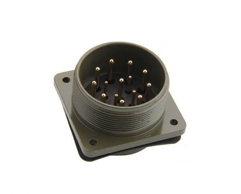 14P連接器MS3102A28-20P方形插座航空插頭