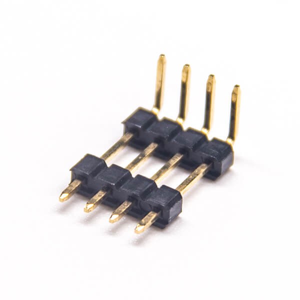 單排雙塑排針90度間距2.54mm插PCB板10pcs 單排雙塑排針90度間距2.54mm插PCB板10pcs