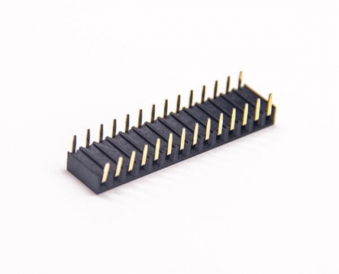 單排彎排針90度1×14Pin側插間距2.54mm10pcs