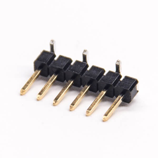 10pcs2.54單排貼片排針直式6pinPCB板安裝 10pcs2.54單排貼片排針直式6pinPCB板安裝