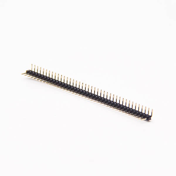 40pin排針彎式單排單塑間距2.0mm40pin插板式 40pin排針彎式單排單塑間距2.0mm40pin插板式