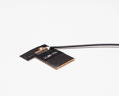 5pcs天線WifiFPC板天線內部焊接黑色RF1.13同軸電纜